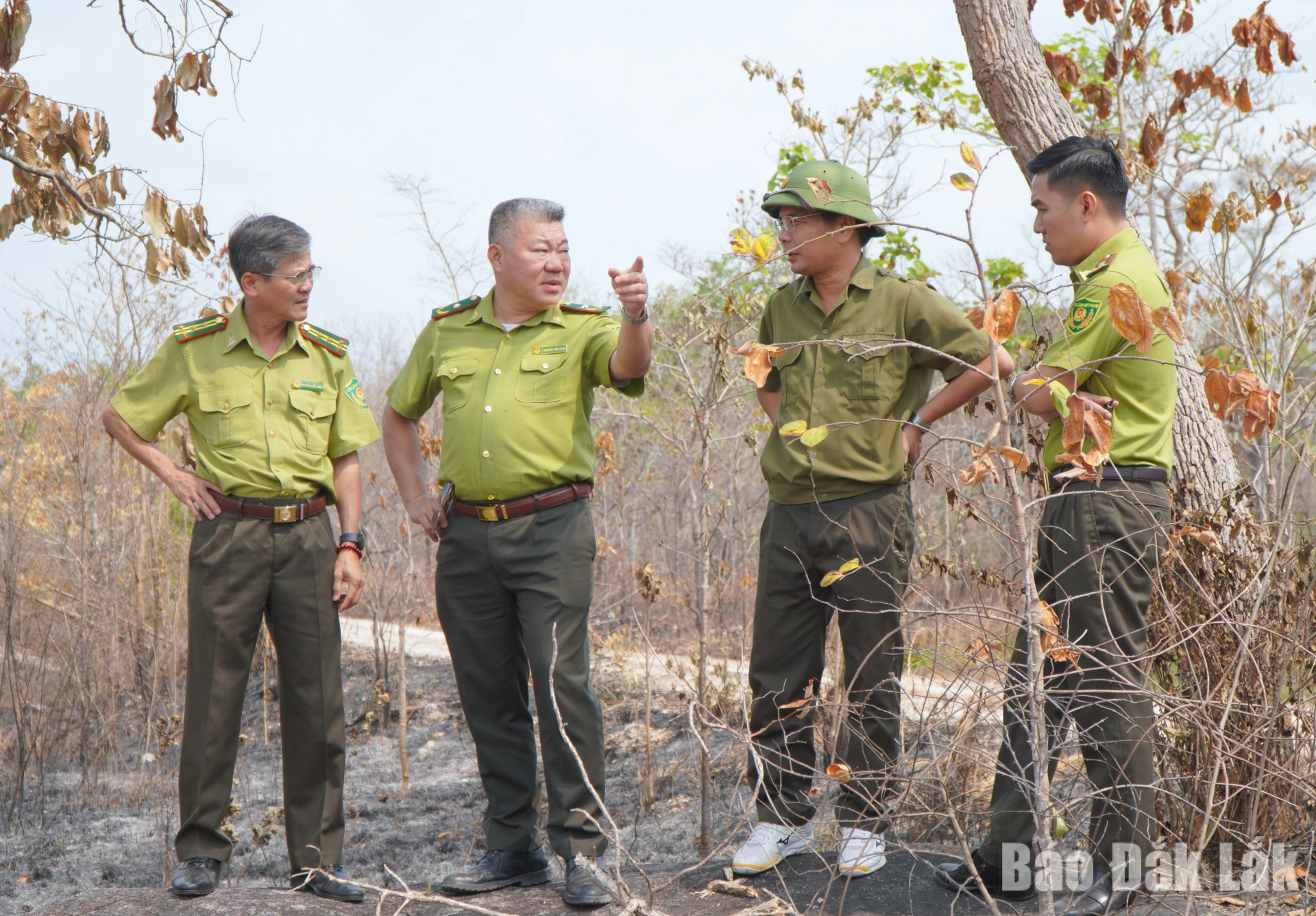 Công tác PCCCR tại Khu Bảo tồn thiên nhiên được đánh giá cao và có sự chủ động. Ảnh: N.Huy
