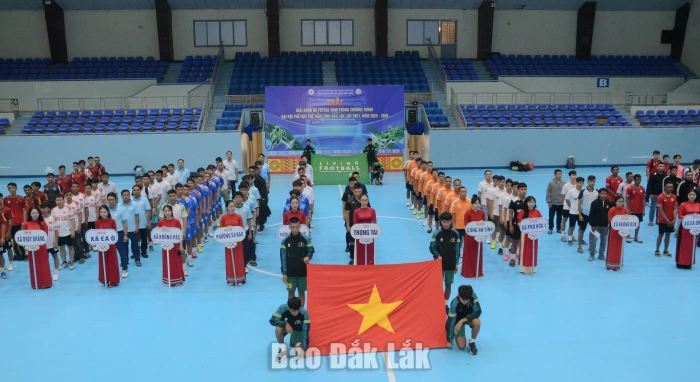 22 đội bóng tranh tài môn bóng đá futsal nam Đại hội Thể dục thể thao Đắk Lắk