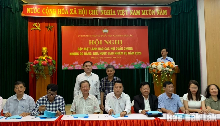 Hội nghị gặp mặt lãnh đạo các hội quần chúng không do Đảng, Nhà nước giao nhiệm vụ