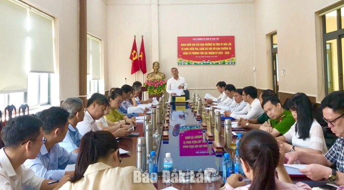 Kiểm tra, giám sát, thúc đẩy tăng trưởng hai con số tại phường Tân Lập