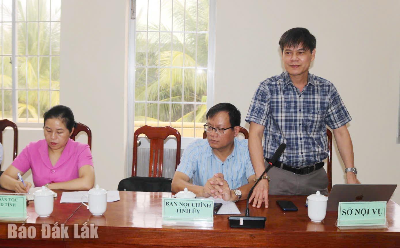 Ông Trương Ngọc Tuấn, Giám đốc Sở Nội vụ tỉnh Đắk Lắk trả lời kiến nghị của công dân về giải quyết việc làm với đối tượng cử tuyển.