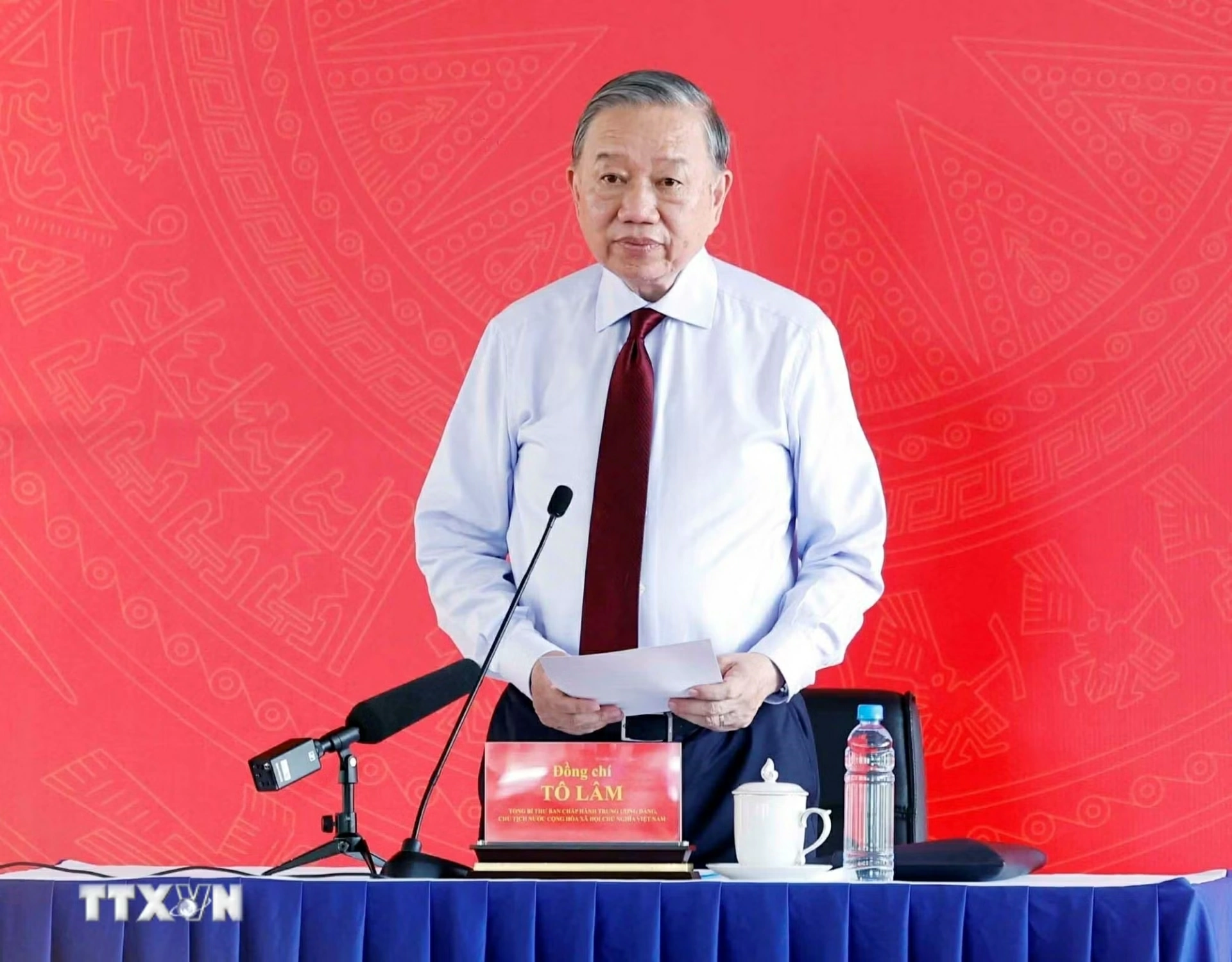 Tổng Bí thư, Chủ tịch nước Tô Lâm phát biểu. Ảnh: TTXVN