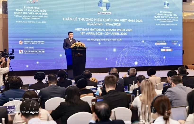 The Vietnam National Brand Week 2026 opens on April 16. (Photo: VNA)