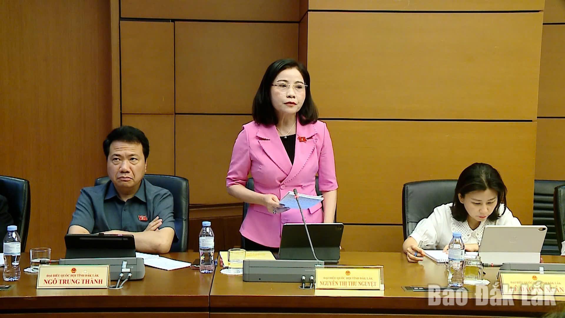 Đại biểu Nguyễn Thị Thu Nguyệt