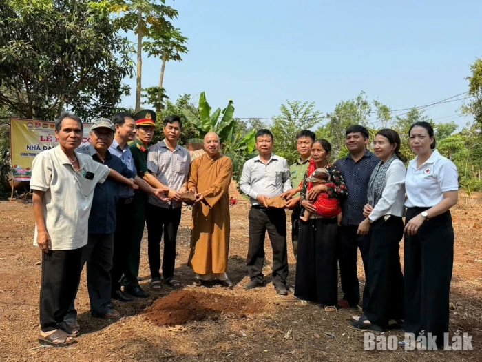 Xã Cư M’gar khởi công 3 căn nhà Đại đoàn kết cho hộ nghèo