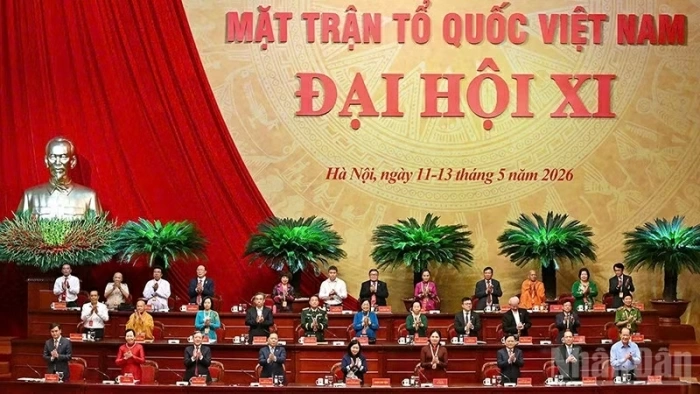 Phiên làm việc thứ nhất Đại hội đại biểu toàn quốc Mặt trận Tổ quốc Việt Nam lần thứ XI
