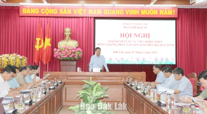 Giải quyết dứt điểm các vụ khiếu kiện phức tạp, kéo dài trong tháng 6/2026
