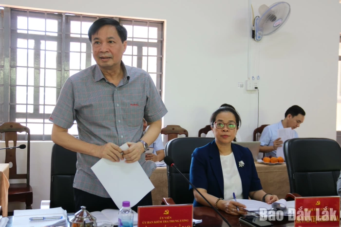 Đoàn kiểm tra, giám sát số 26 của Bộ Chính trị, Ban Bí thư làm việc tại xã Pơng Drang