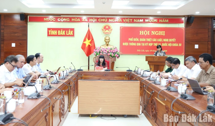 Phổ biến, quán triệt các luật quan trọng được thông qua tại Kỳ họp thứ 10, Quốc hội khóa XV