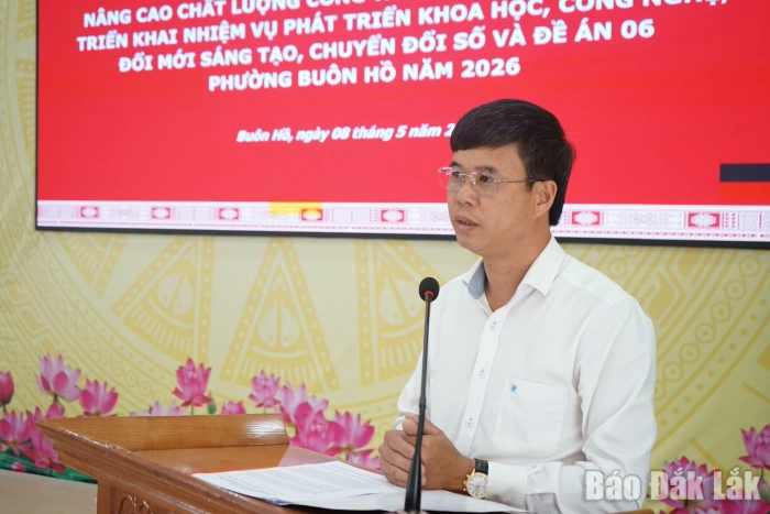 Phường Buôn Hồ: Lấy sự hài lòng của người dân và doanh nghiệp làm thước đo hiệu quả công việc