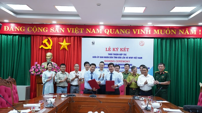 UBND tỉnh Đắk Lắk ký kết thỏa thuận hợp tác với WWF - Việt Nam