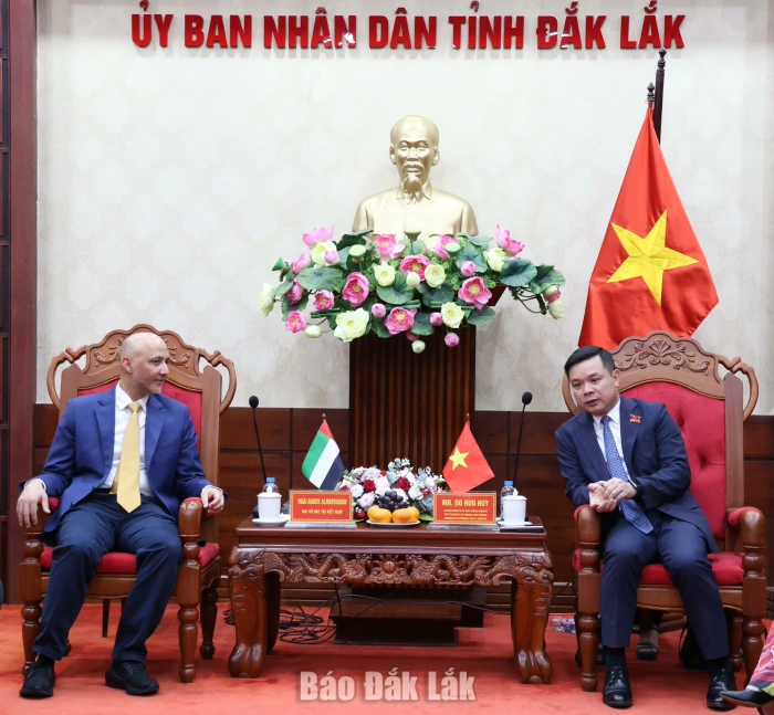 UAE đánh giá cao tiềm năng hợp tác đa lĩnh vực với tỉnh Đắk Lắk