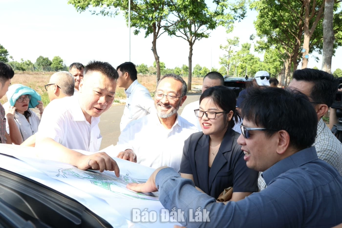 Trung tâm tài chính quốc tế Việt Nam tại TP. Đà Nẵng khảo sát các dự án kêu gọi đầu tư tại tỉnh Đắk Lắk