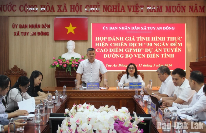Xã Tuy An Đông quyết liệt thực hiện Chiến dịch “30 ngày cao điểm giải phóng mặt bằng”