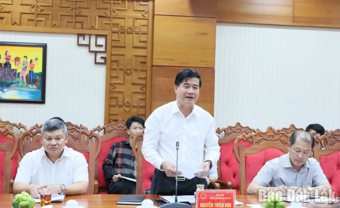 UBND tỉnh làm việc với Đoàn công tác UNDP và CPO về tiến độ các dự án thích ứng biến đổi khí hậu