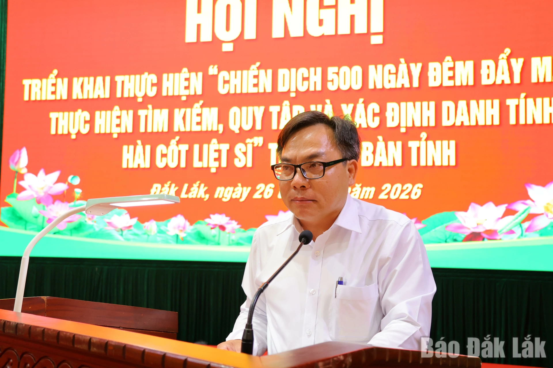 Đồng chí Phan Đại Thắng, Phó Giám đốc Sở Nội vụ, Phó Trưởng Ban Chỉ đạo tỉnh