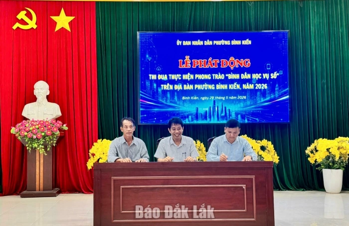 Phường Bình Kiến phát động Phong trào “Bình dân học vụ số” năm 2026