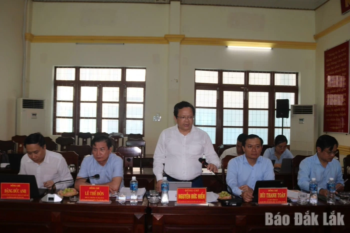 Đoàn kiểm tra, giám sát số 26 của Bộ Chính trị, Ban Bí thư làm việc tại phường Bình Kiến