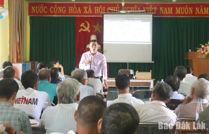 Xã Hòa Xuân lấy ý kiến quy hoạch khu tái định cư phục vụ Dự án tuyến đường sắt tốc độ cao Bắc - Nam