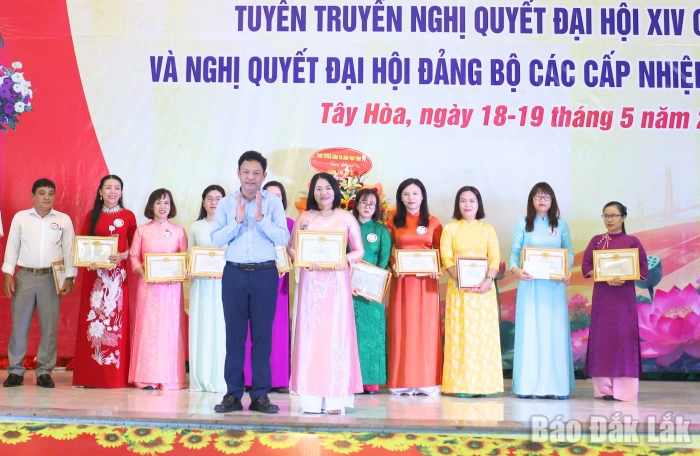 Bế mạc Hội thi báo cáo viên, tuyên truyền viên giỏi năm 2026 Cụm thi số 5