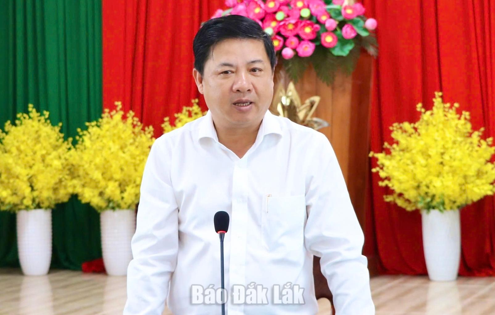 Đồng chí Lương Nguyễn Minh Triết phát biểu kết luận hội nghị.