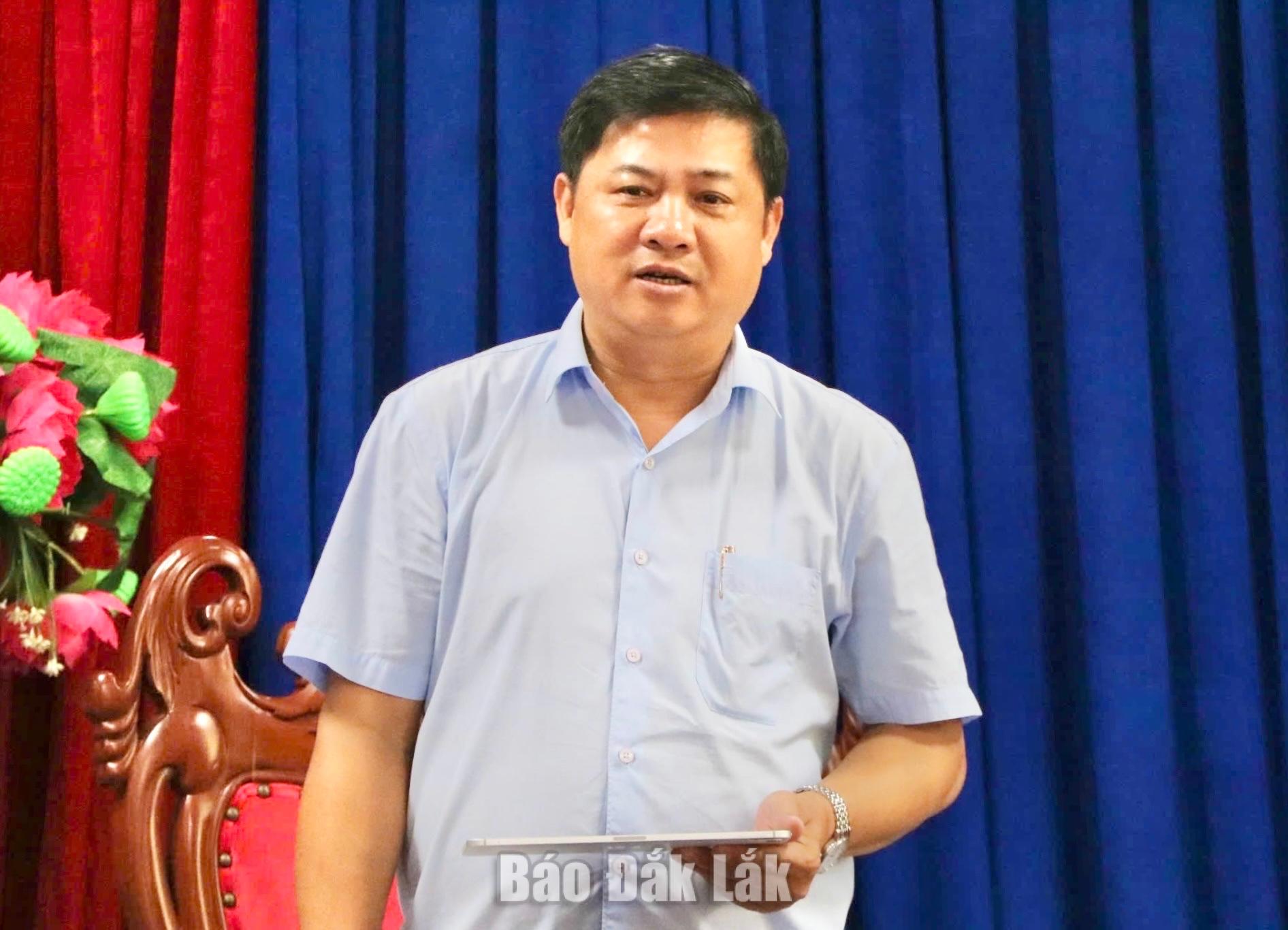 Đồng chí Lương Nguyễn Minh Triết, Ủy viên Trung ương Đảng, Bí thư Tỉnh ủy, Trưởng Ban Chỉ đạo 31 chủ trì cuộc họp.