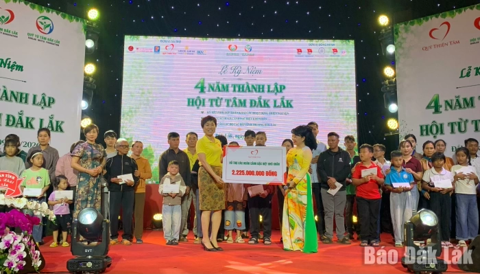 Kỷ niệm 4 năm thành lập Hội Từ Tâm Đắk Lắk