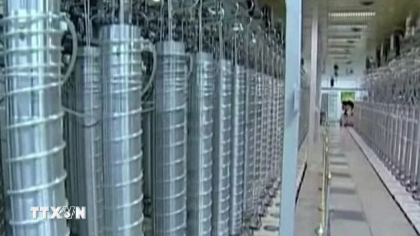 Bên trong cơ sở hạt nhân Natanz của Iran. Ảnh: ITTXVN