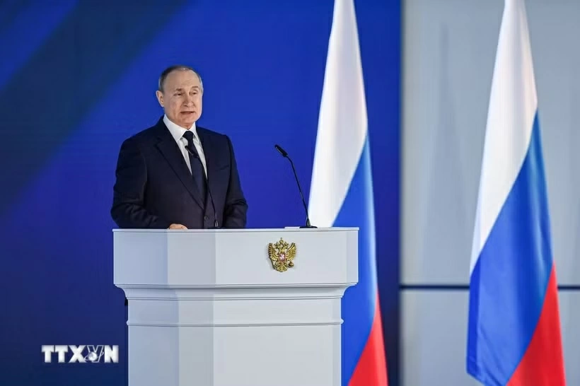 Tổng thống Nga Vladimir Putin. Ảnh: TTXVN