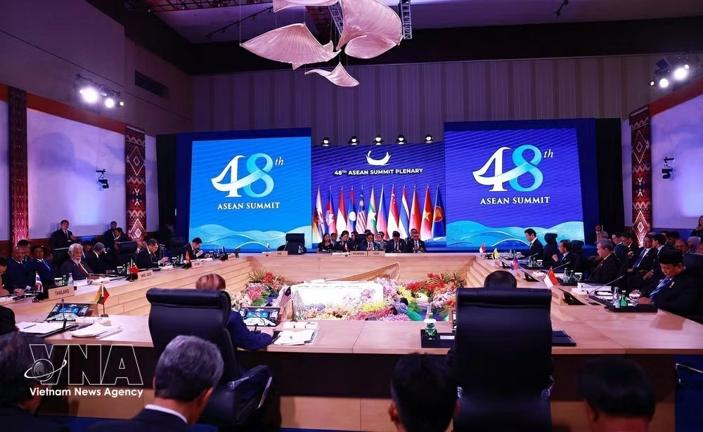 An overview of the 48th ASEAN Summit Plenary in Cebu, the Philippines. (Photo: VNA)