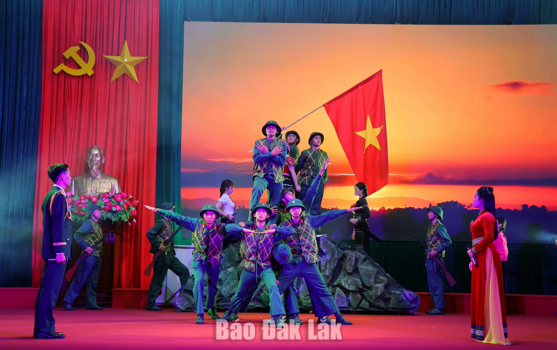 Phần dự thi của Trung đoàn Bộ binh 584.