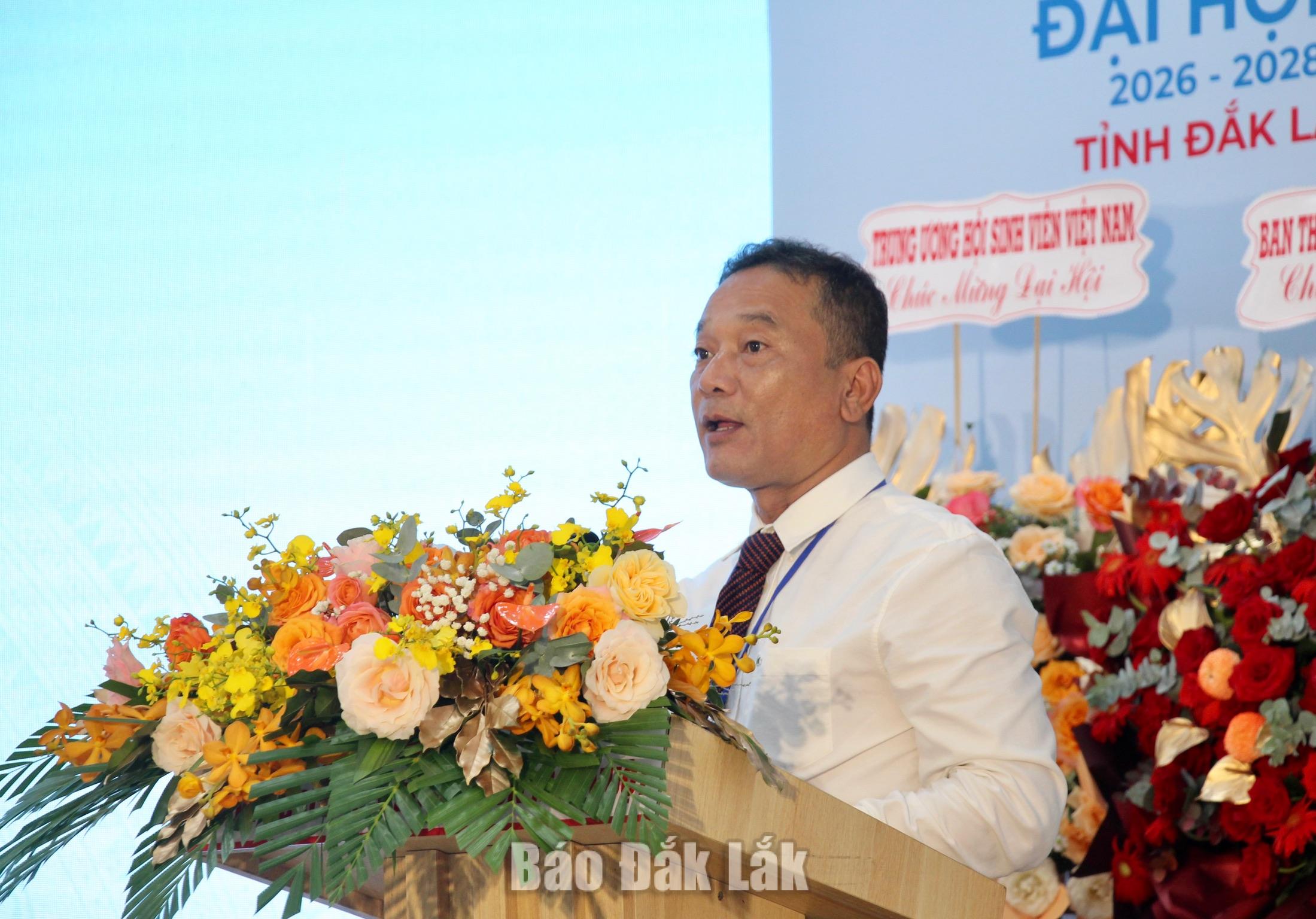 Đồng chí Y Giang Gry Niê Knơng, Phó Bí thư Tỉnh ủy, Chủ tịch Ủy ban MTTQ Việt Nam tỉnh 