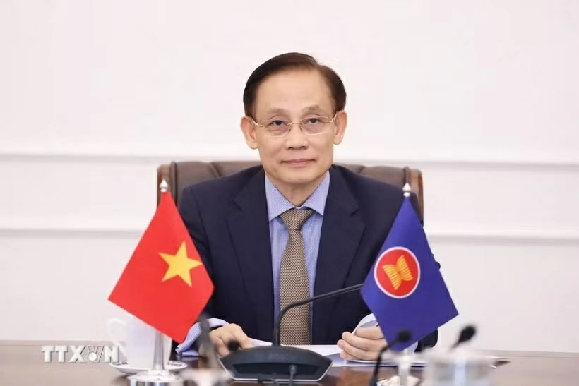 Ủy viên Bộ Chính trị, Bộ trưởng Ngoại giao Lê Hoài Trung. Ảnh: TTXVN