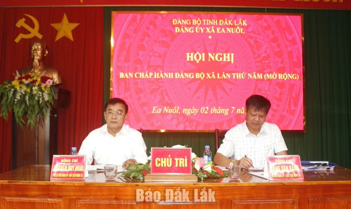 Xã Ea Nuôl rà soát chỉ tiêu, tăng tốc hoàn thành nhiệm vụ năm 2026