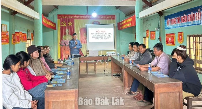 Xã Ea Trang: Chú trọng đào tạo nghề, kết nối việc làm cho người lao động