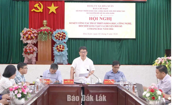 Xã Hòa Xuân: Tỷ lệ số hóa hồ sơ đạt gần 100%