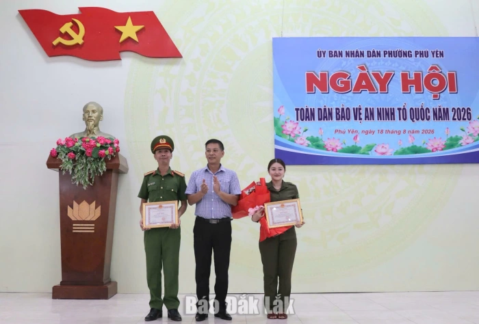 Phú Yên phấn đấu trở thành phường kiểu mẫu an ninh, trật tự