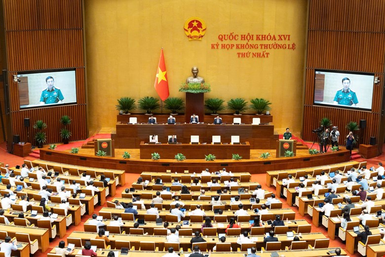 Toàn cảnh phiên làm việc. Ảnh: quochoi.vn