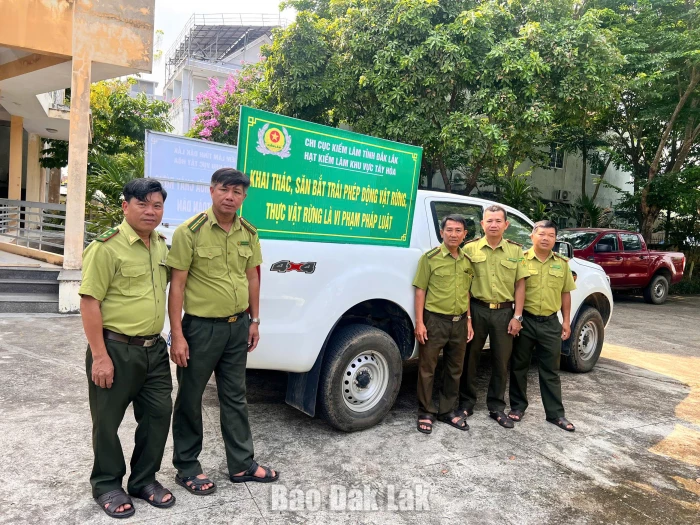Vượt khó bám địa bàn, bảo vệ rừng