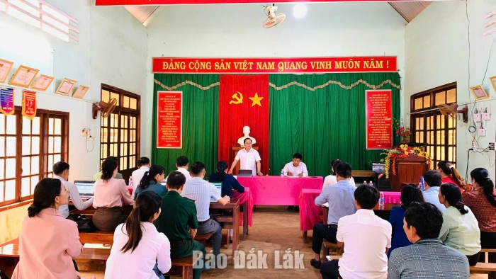 Xã Pơng Drang: Ổn định tổ chức, nâng cao chất lượng hoạt động các chi bộ
