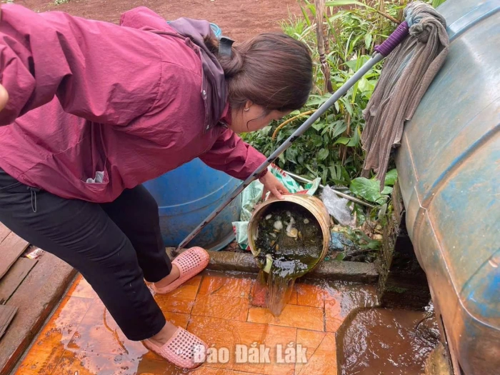 Xã Cư M'gar tổng vệ sinh môi trường phòng sốt xuất huyết