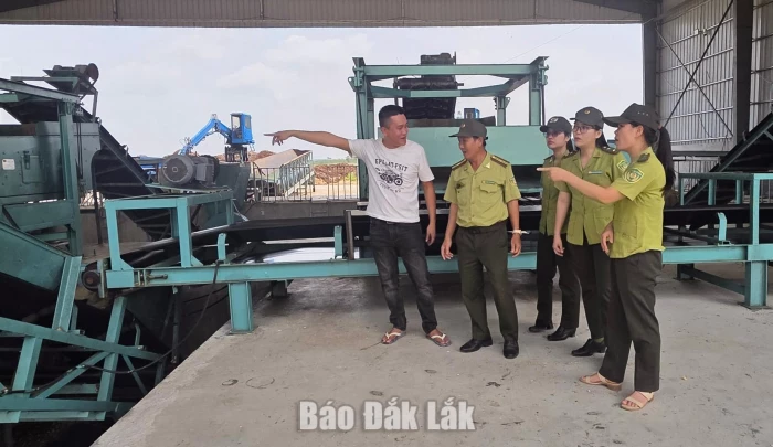 Tăng cường kiểm tra,
đưa hoạt động lâm sản
vào nền nếp