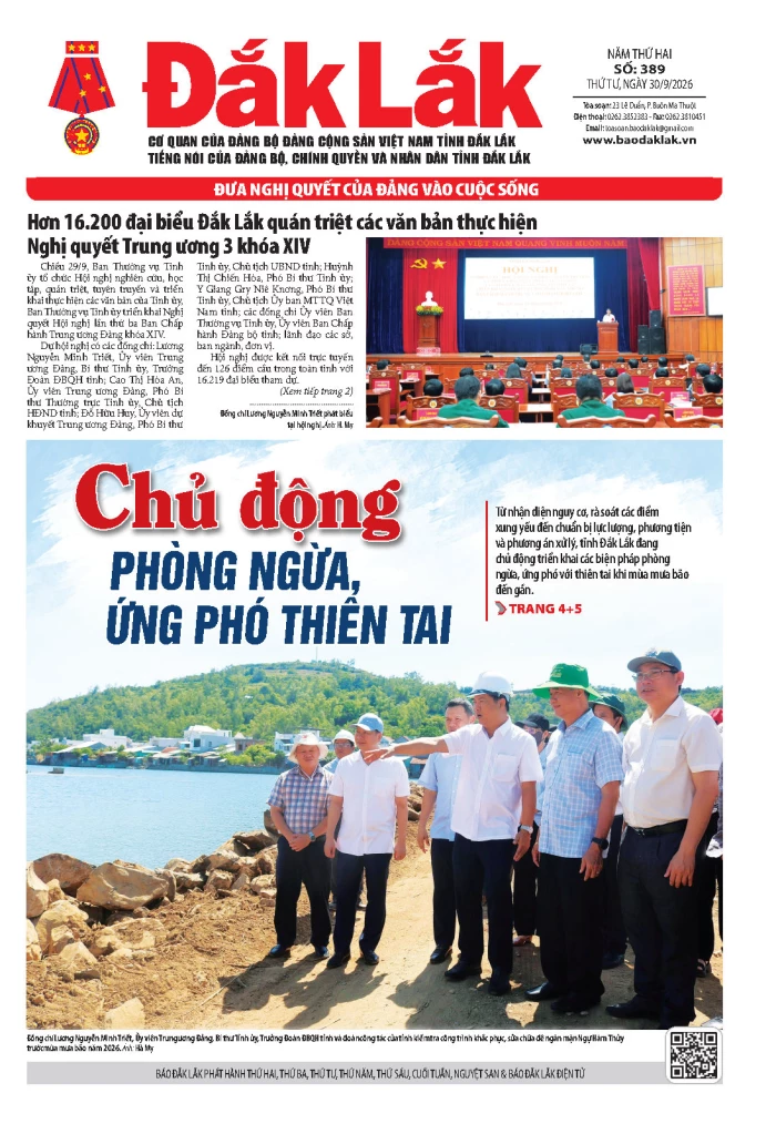 Báo in ngày 30/9/2026