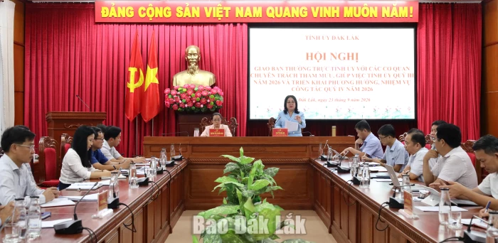 Thực hiện nghiêm nguyên tắc “6 rõ” trong triển khai nhiệm vụ