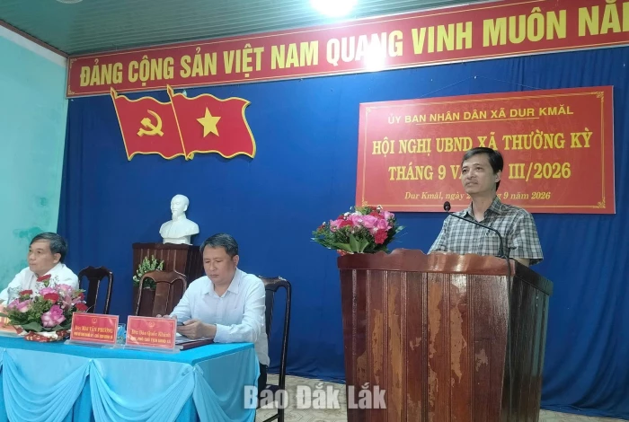 Xã Dur Kmăl thu ngân sách 9 tháng đạt hơn 86%