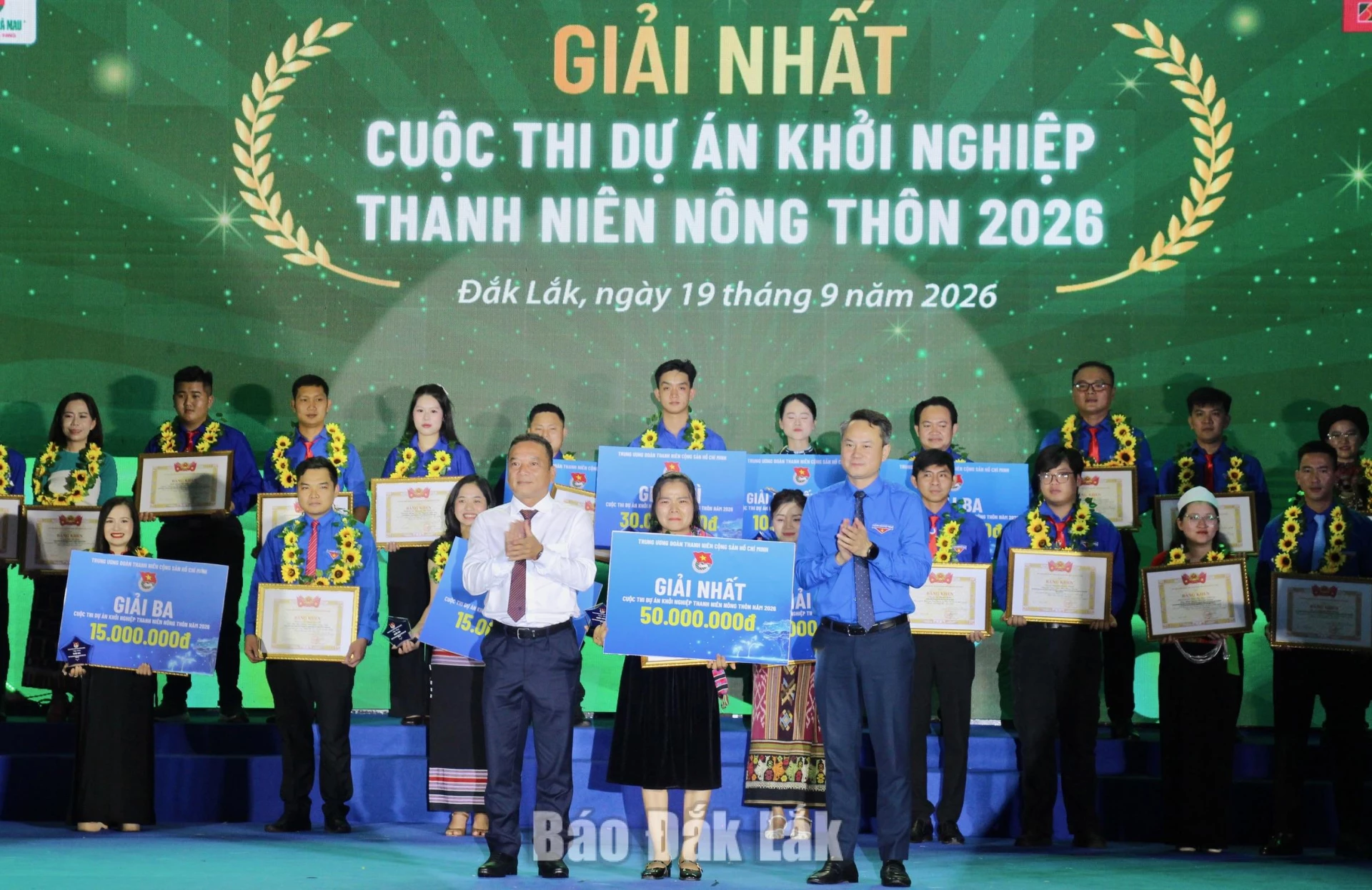 trao giải Nhất