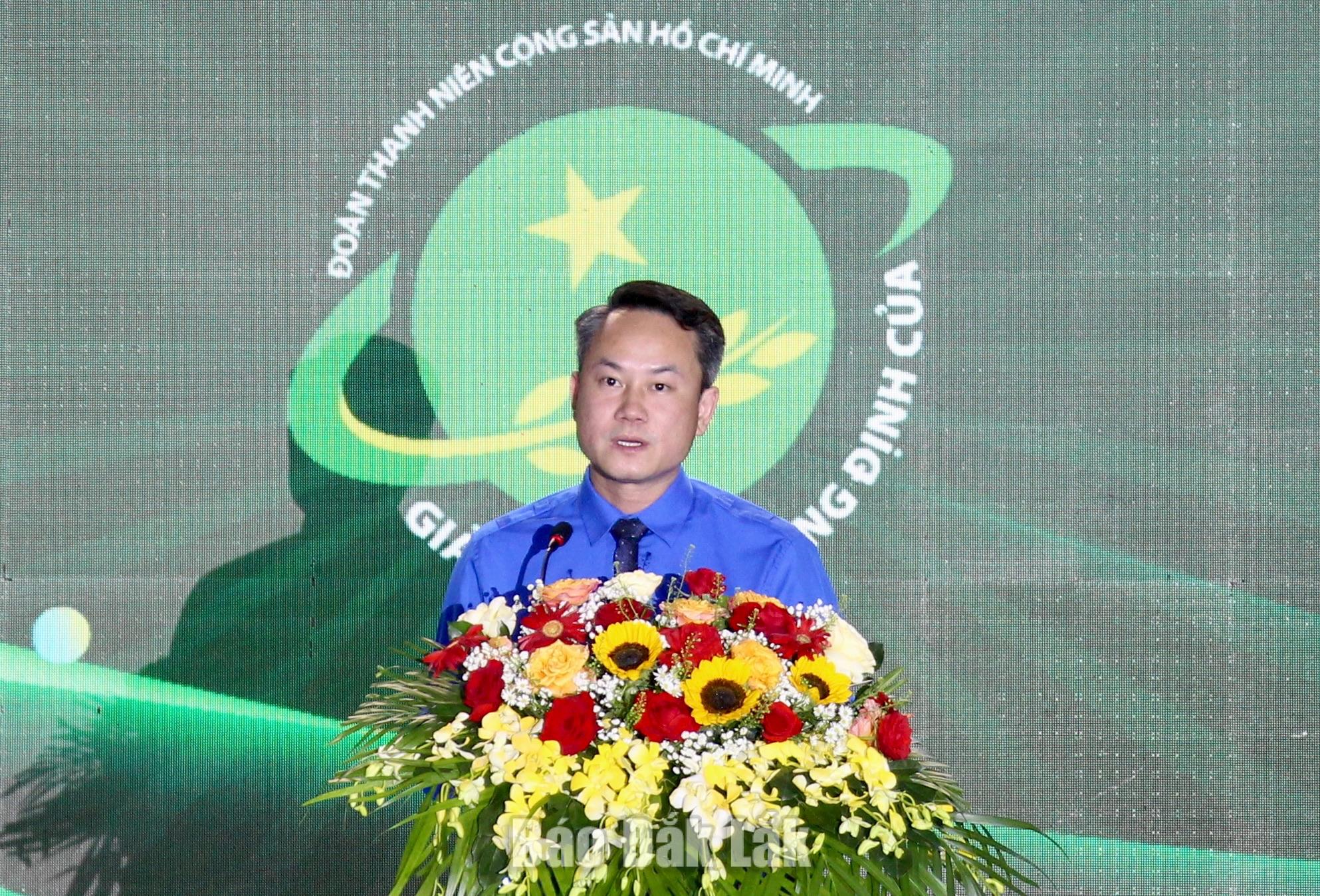 Bí thư Ban Chấp hành Trung ương Đoàn, Chủ tịch Hội LHTN Việt Nam Nguyễn Kim Quy