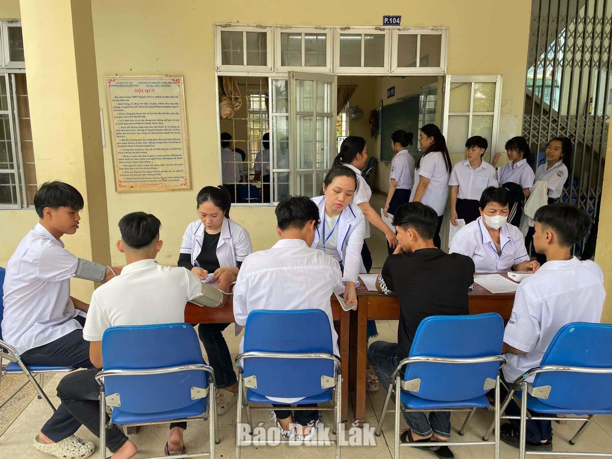 Phường Tuy Hòa triển khai khám sức khỏe trên diện rộng cho học sinh