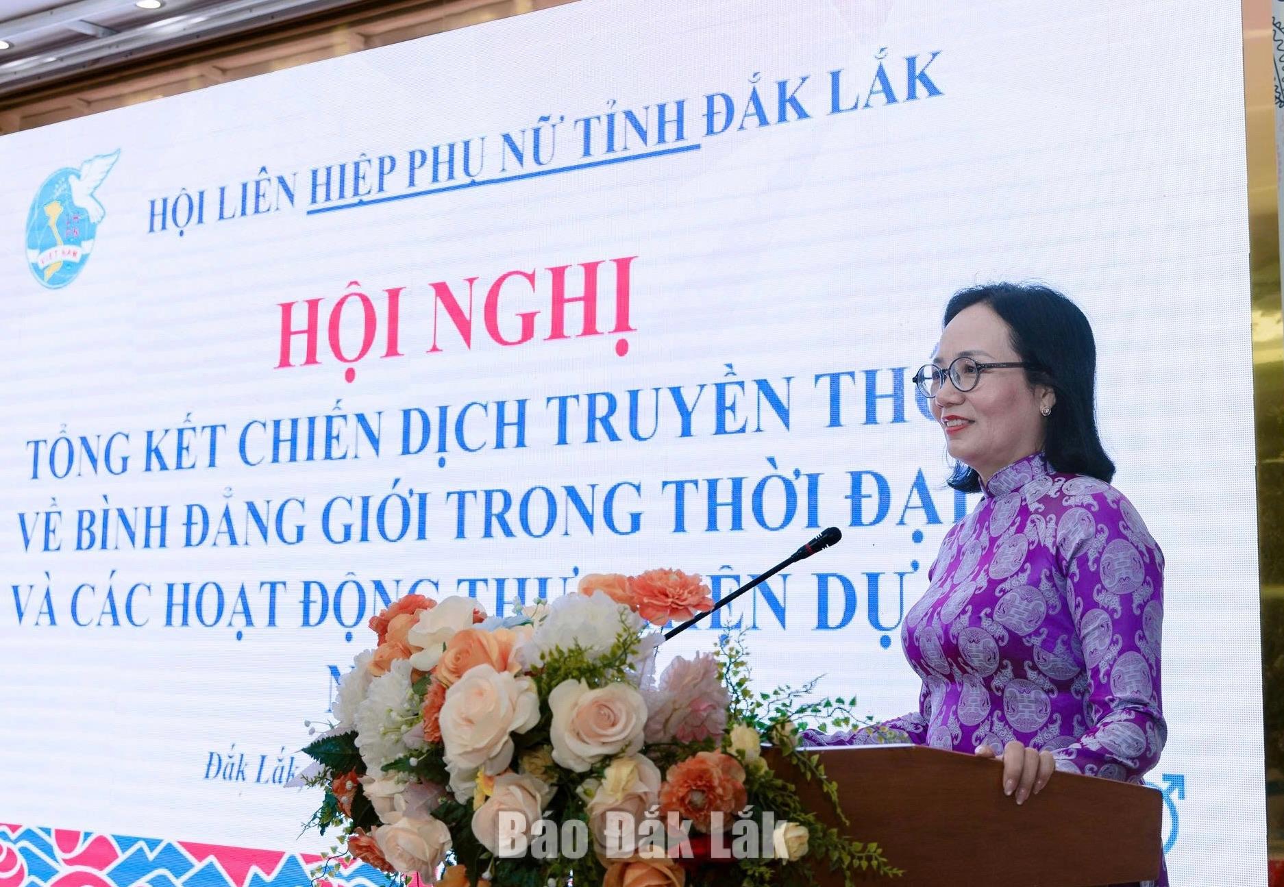Chủ tịch Hội LHPN tỉnh Nguyễn Thị Hồng Thái