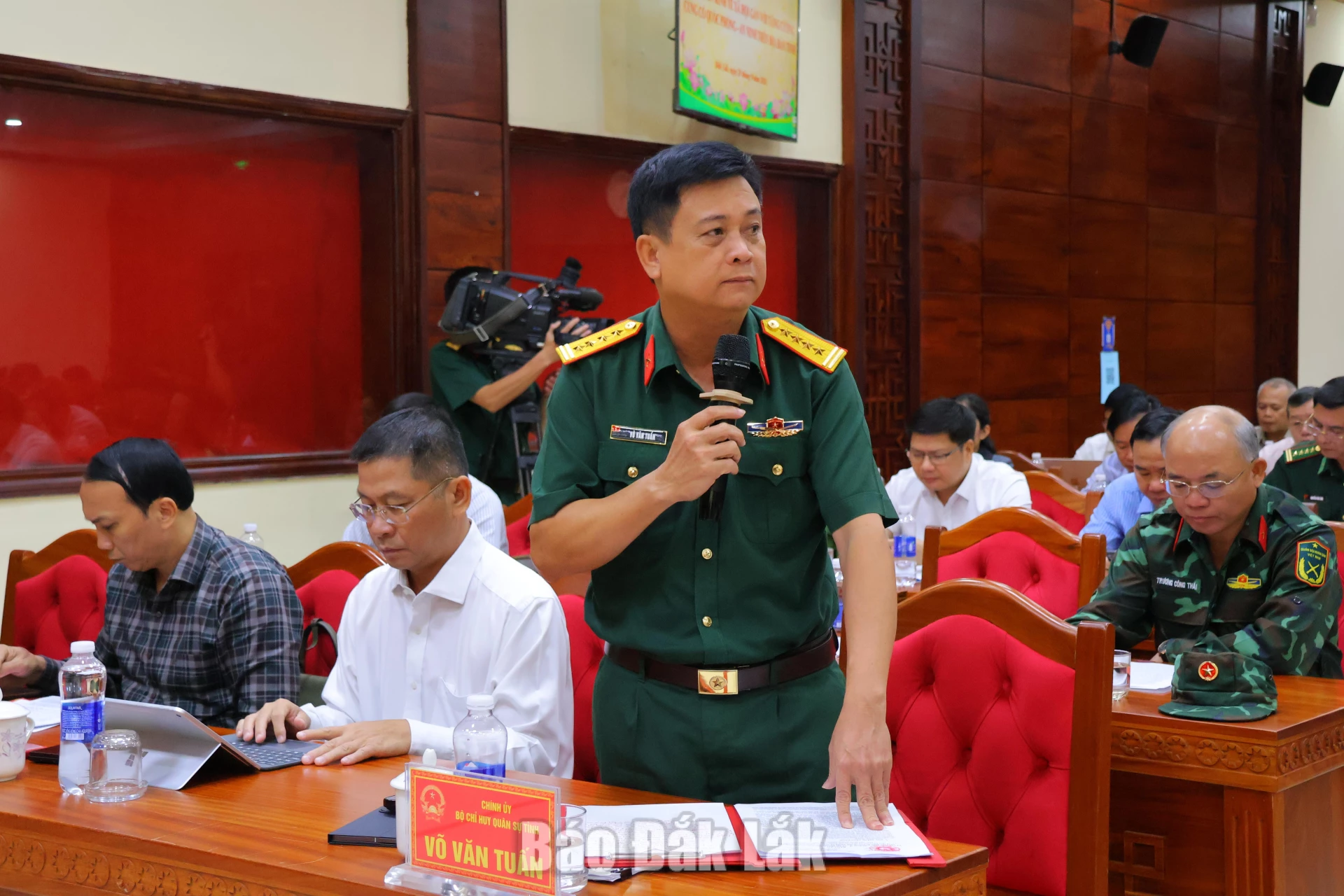 Đại tá Võ Văn Tuấn, Tỉnh ủy viên, Chính ủy Bộ Chỉ huy Quân sự tỉnh 